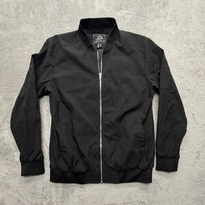 Outdoor Jacket Jacket Mens Medium Black Lightweight‎ Bomber Full Zip Spring Fall